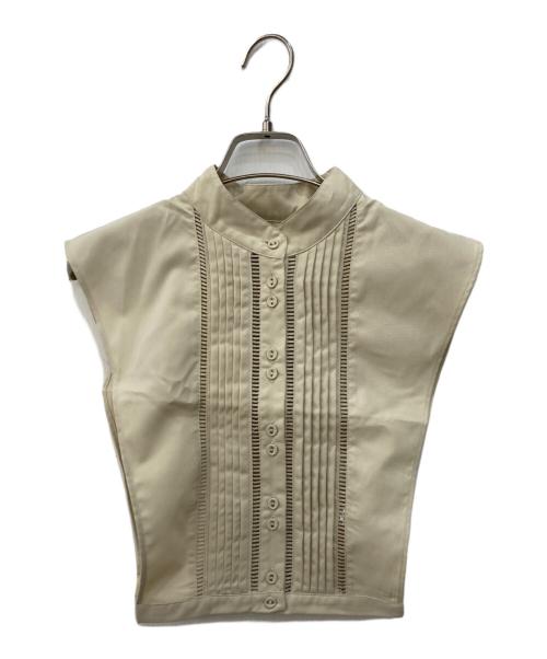 Ameri（アメリ）Ameri (アメリ) COLLAR SET MESH TOP ベージュ サイズ:FREEの古着・服飾アイテム