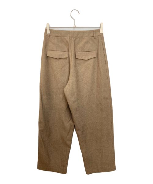 Phlannel（フランネル）Phlannel (フランネル) ウールシルクパンツ ブラウン サイズ:Sの古着・服飾アイテム