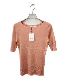 ANAYI（アナイ）の古着「リブニット」｜ピンク