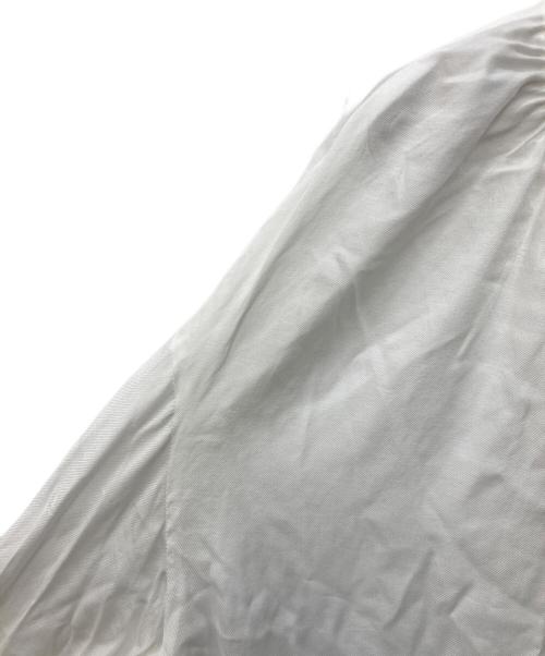 Noble（ノーブル）Noble (ノーブル) 2WAYストリングスラッフルLSブラウス ホワイト サイズ:Freeの古着・服飾アイテム
