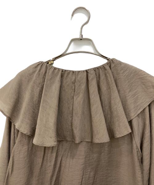 Noble（ノーブル）Noble (ノーブル) ブラウス ブラウン サイズ:FREEの古着・服飾アイテム