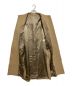 中古・古着 Deuxieme Classe (ドゥーズィエム クラス) Beaverノーカラーオーバーコート キャメル サイズ:不明：7000円