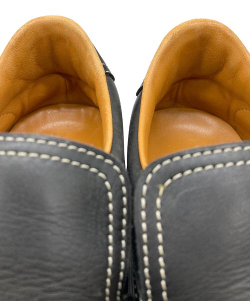 HERMES（エルメス）HERMES (エルメス) ターボレザースリッポン ブラック サイズ:SIZE 37 1/2の古着・服飾アイテム