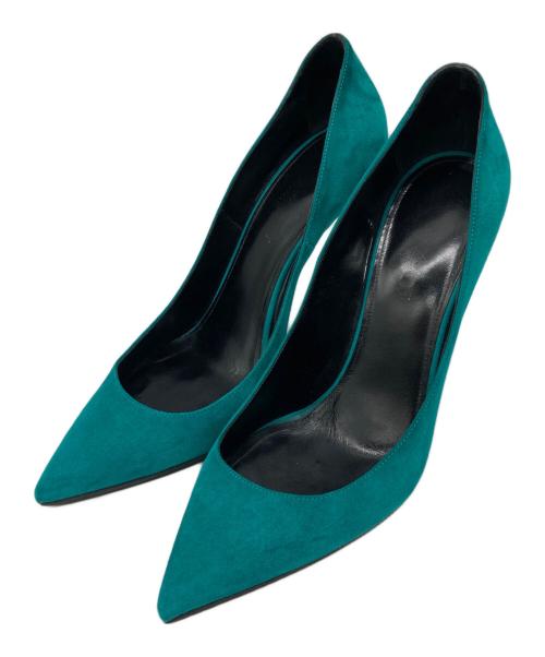 Saint Laurent Paris（サンローランパリ）Saint Laurent Paris (サンローランパリ) スウェードパンプス ブルー サイズ:SIZE38の古着・服飾アイテム