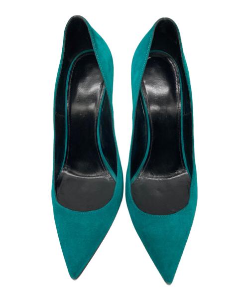 Saint Laurent Paris（サンローランパリ）Saint Laurent Paris (サンローランパリ) スウェードパンプス ブルー サイズ:SIZE38の古着・服飾アイテム