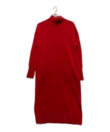 ESSEN .LAUTREAMONT（エッセン.ロートレアモン）の古着「ウールカシミヤニットワンピース」｜レッド