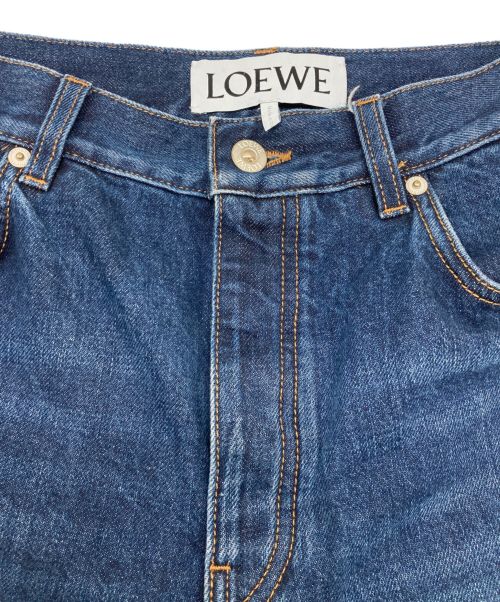 LOEWE（ロエベ）LOEWE (ロエベ) ターンアップデニムジーンズ インディゴ サイズ:SIZE46の古着・服飾アイテム