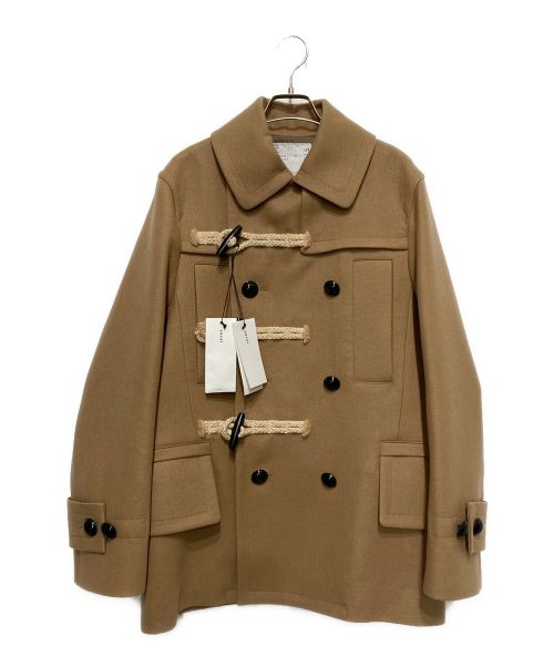 sacai（サカイ）sacai (サカイ) Wool Melton Jacket　ウールメルトンジャケット ベージュ サイズ:SIZE1 未使用品の古着・服飾アイテム