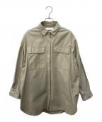 HEALTHYヘルシー）の古着「コットンシャツ」｜ベージュ