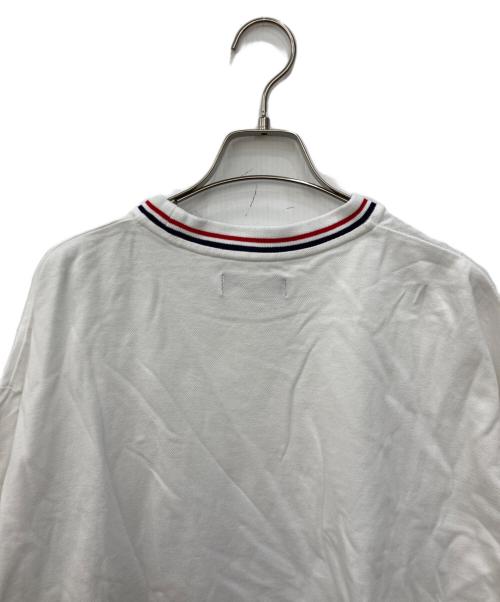 FRED PERRY（フレッドペリー）FRED PERRY (フレッドペリー) ワンポイント刺繍カットソー ホワイト サイズ:Lの古着・服飾アイテム