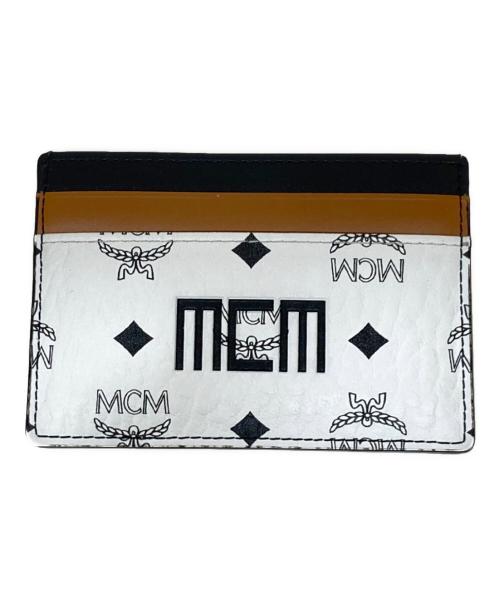 MCM（エムシーエム）MCM (エムシーエム) ヴィセトス ミックスカードケース ホワイトの古着・服飾アイテム