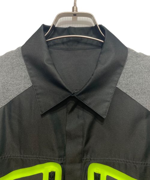 LOUIS VUITTON（ルイ ヴィトン）LOUIS VUITTON (ルイ ヴィトン) シルク混シャツ ブラック サイズ:Sの古着・服飾アイテム