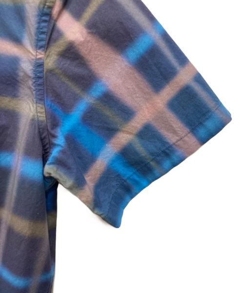 DIESEL（ディーゼル）DIESEL (ディーゼル) S-FRANK-CHECK シャツ ブルー サイズ:38の古着・服飾アイテム