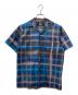 DIESEL（ディーゼル）の古着「S-FRANK-CHECK シャツ」｜ブルー