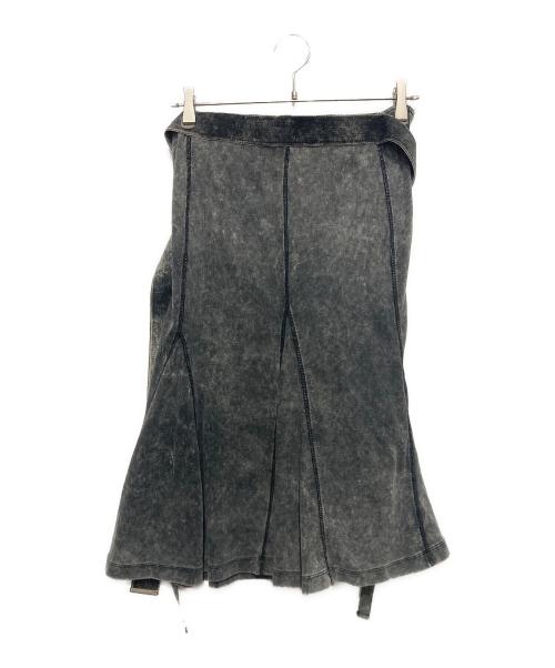 DIESEL（ディーゼル）DIESEL (ディーゼル) O-VENUS フレアスカート グレー サイズ:Sの古着・服飾アイテム