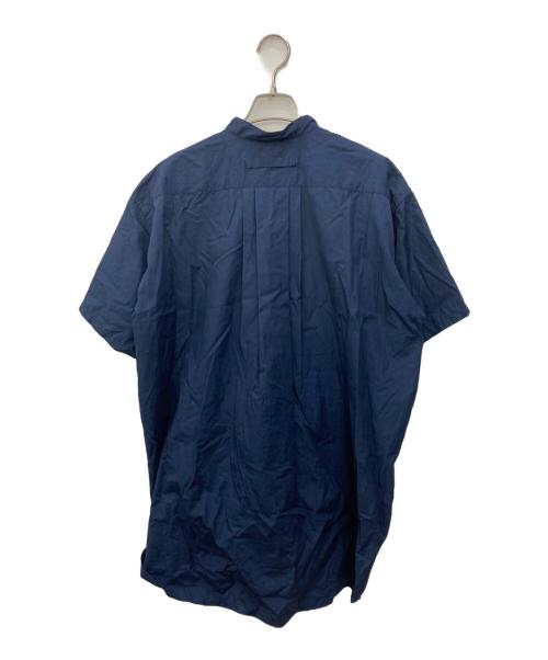 5525gallery（ゴーゴーニーゴーギャラリー）5525gallery (ゴーゴーニーゴーギャラリー) バンドカラー半袖シャツ ネイビー サイズ:Mの古着・服飾アイテム