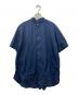 5525gallery（ゴーゴーニーゴーギャラリー）の古着「バンドカラー半袖シャツ」｜ネイビー