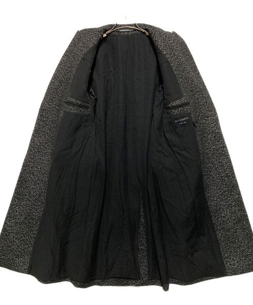 ALL SAINTS（オールセインツ）ALL SAINTS (オールセインツ) ダブルコート ブラック サイズ:Sの古着・服飾アイテム