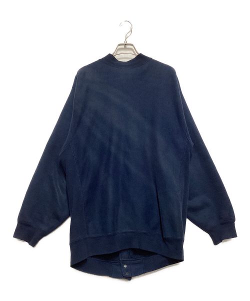 Champion REVERSE WEAVE（チャンピオン リバース ウィーブ）Champion REVERSE WEAVE (チャンピオン リバース ウィーブ) 90’s スナップパッチカーディガン ネイビー サイズ:Lの古着・服飾アイテム