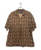 POLO RALPH LAURENポロ・ラルフローレン）の古着「CALDWELL 総柄シャツ」｜ブラウン
