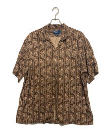 POLO RALPH LAUREN（ポロ・ラルフローレン）の古着「CALDWELL 総柄シャツ」｜ブラウン