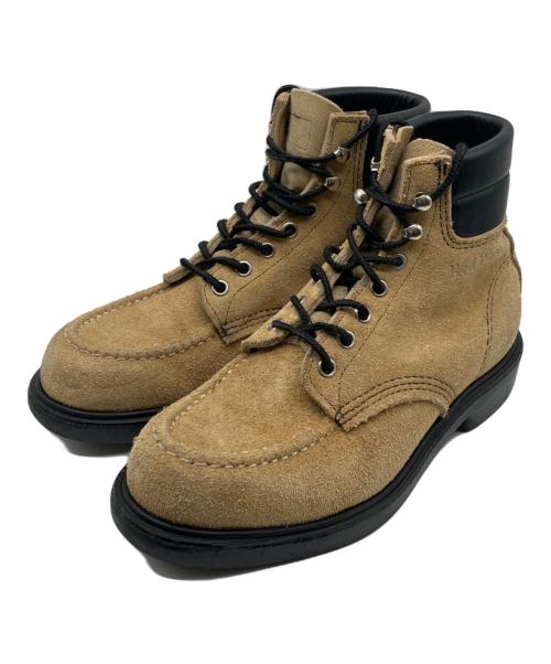 RED WING（レッドウィング）RED WING (レッドウィング) スウェードブーツ ベージュ サイズ:SIZE6の古着・服飾アイテム