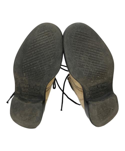 RED WING（レッドウィング）RED WING (レッドウィング) スウェードブーツ ベージュ サイズ:SIZE6Dの古着・服飾アイテム