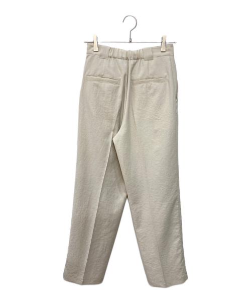Spick and Span（スピック＆スパン）Spick and Span (スピックアンドスパン) ポリエステルツイルタックパンツ ベージュ サイズ:36の古着・服飾アイテム