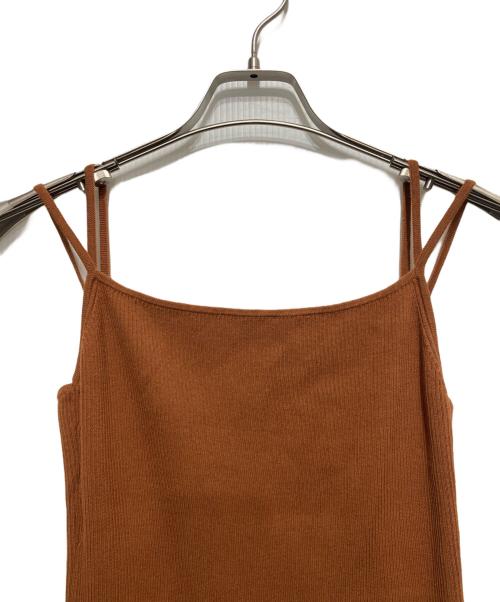 HER LIP TO（ハーリップトゥ）HER LIP TO (ハーリップトゥ) セットアップワンピース ブラウン サイズ:Sの古着・服飾アイテム