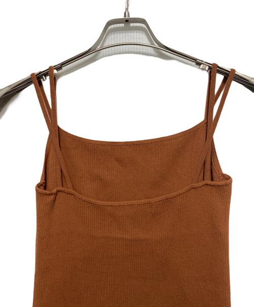 HER LIP TO（ハーリップトゥ）HER LIP TO (ハーリップトゥ) セットアップワンピース ブラウン サイズ:Sの古着・服飾アイテム