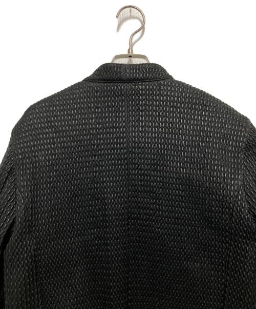 EMPORIO ARMANI（エンポリオ アルマーニ）EMPORIO ARMANI (エンポリオアルマーニ) ラムレザージャケット ブラック サイズ:SIZE 46の古着・服飾アイテム