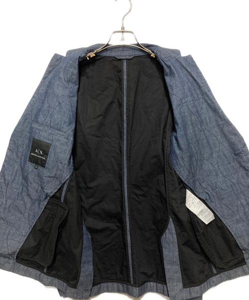 ARMANI EXCHANGE（アルマーニ エクスチェンジ）ARMANI EXCHANGE (アルマーニ エクスチェンジ) テーラードジャケット インディゴ サイズ:SIZE 36の古着・服飾アイテム