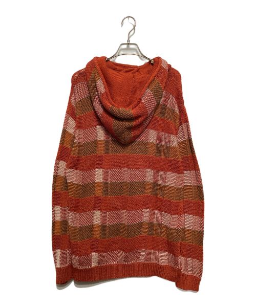 EMPORIO ARMANI（エンポリオアルマーニ）EMPORIO ARMANI (エンポリオアルマーニ) ニットパーカー ブラウン サイズ:Sの古着・服飾アイテム