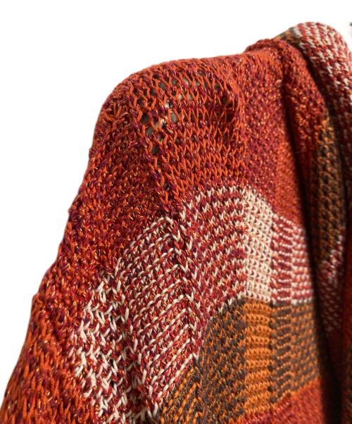 EMPORIO ARMANI（エンポリオアルマーニ）EMPORIO ARMANI (エンポリオアルマーニ) ニットパーカー ブラウン サイズ:Sの古着・服飾アイテム