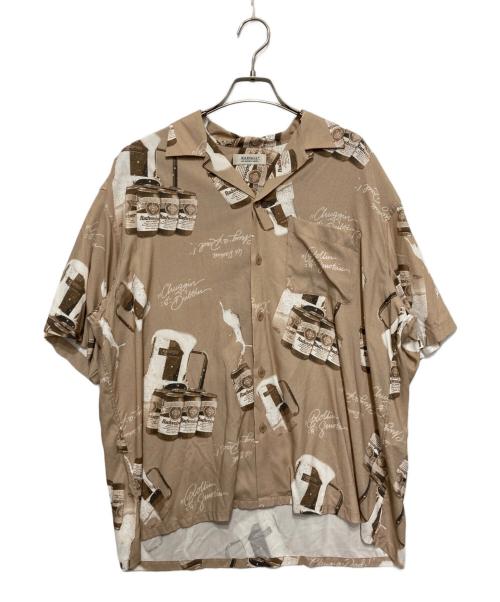 RADIALL（ラディアル）RADIALL (ラディアル) 総柄レーヨンシャツ ブラウン サイズ:Ⅿの古着・服飾アイテム