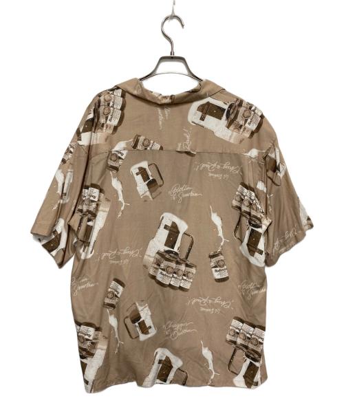 RADIALL（ラディアル）RADIALL (ラディアル) 総柄レーヨンシャツ ブラウン サイズ:Ⅿの古着・服飾アイテム