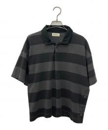 BEAMS BOY（ビームスボーイ）の古着「プリント ラグビージャージー ショート Tシャツ」｜グレー