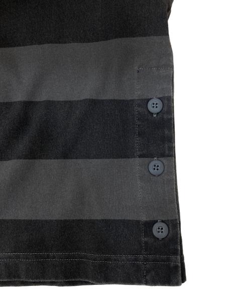 BEAMS BOY（ビームスボーイ）BEAMS BOY (ビームスボーイ) プリント ラグビージャージー ショート Tシャツ グレー サイズ:なしの古着・服飾アイテム