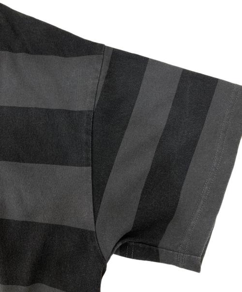 BEAMS BOY（ビームスボーイ）BEAMS BOY (ビームスボーイ) プリント ラグビージャージー ショート Tシャツ グレー サイズ:なしの古着・服飾アイテム