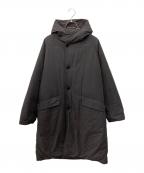 COMOLIコモリ）の古着「Insulation Hooded Coat」｜ブラック