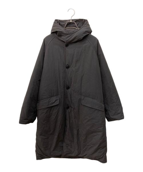 COMOLI（コモリ）COMOLI (コモリ) Insulation Hooded Coat ブラック サイズ:Mの古着・服飾アイテム