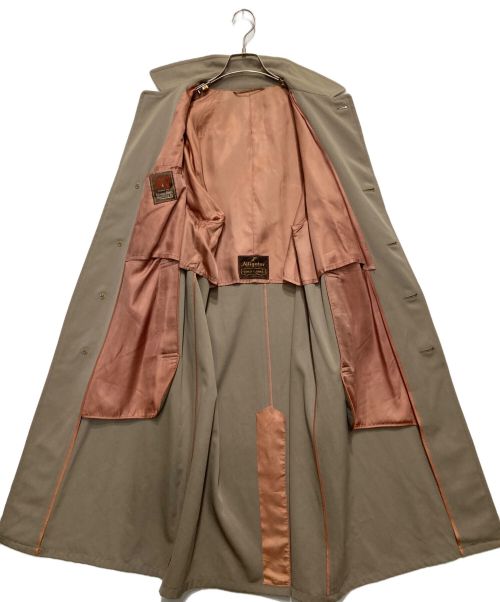 Alligater（アリゲーター）Alligater (アリゲーター) ウールギャバ バルマカーンコート ベージュ サイズ:不明の古着・服飾アイテム