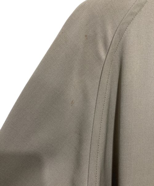 Alligater（アリゲーター）Alligater (アリゲーター) ウールギャバ バルマカーンコート ベージュ サイズ:不明の古着・服飾アイテム