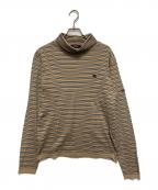 BURBERRY BLACK LABELバーバリーブラックレーベル）の古着「ボーダーカットソー」｜ベージュ