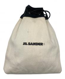 JIL SANDER+（ジルサンダープラス）の古着「ロゴプリント バケット クロスボディバッグ」｜ホワイト
