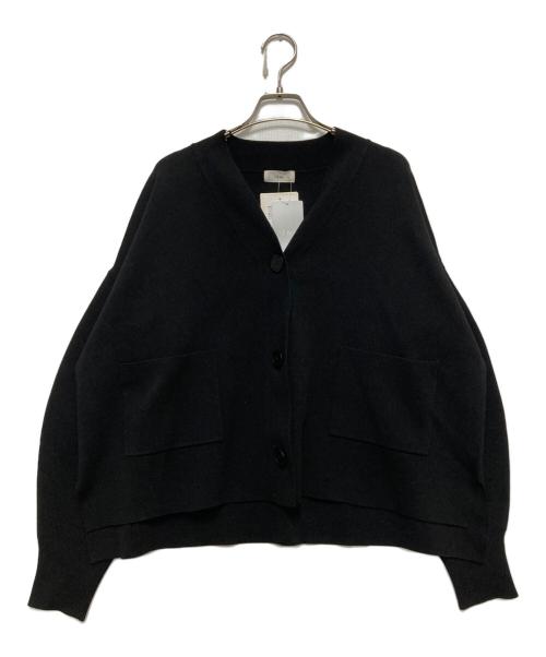 IENA（イエナ）IENA (イエナ) スーパーファインスムースショートカーディガン ブラック サイズ:FREE 未使用品の古着・服飾アイテム