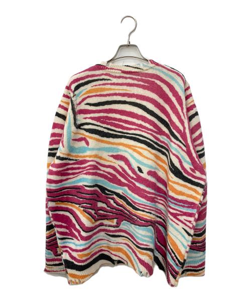 JUN NAKAYAMA（ジュンナカヤマ）JUN NAKAYAMA (ジュンナカヤマ) SUNNY DISTRESSED SWEATER マルチカラー サイズ:Sの古着・服飾アイテム