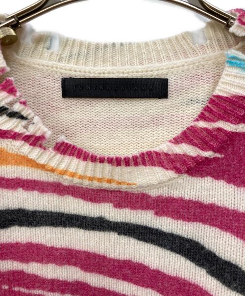 JUN NAKAYAMA（ジュンナカヤマ）JUN NAKAYAMA (ジュンナカヤマ) SUNNY DISTRESSED SWEATER マルチカラー サイズ:Sの古着・服飾アイテム