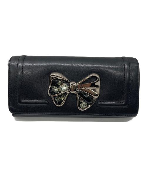 ANTEPRIMA（アンテプリマ）ANTEPRIMA (アンテプリマ) 長財布 ブラックの古着・服飾アイテム