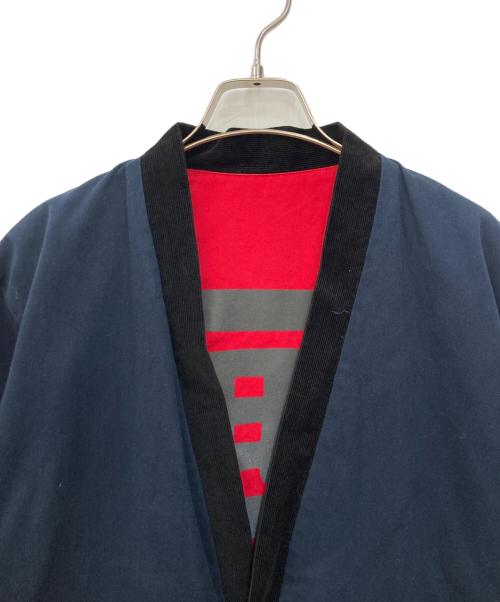 VIRGIL NORMAL（ヴァージルノーマル）VIRGIL NORMAL (ヴァージルノーマル) 10匣 (テンボックス) reversible jacket ネイビー×レッド サイズ:Lの古着・服飾アイテム